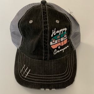 Happy Camper Hat NWT